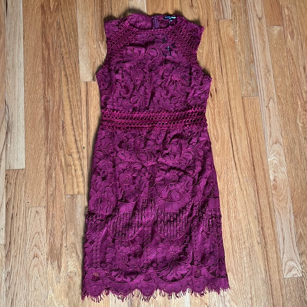Fashion Nova Rosaleen Lace Midi Dress - Picture 4 of 14